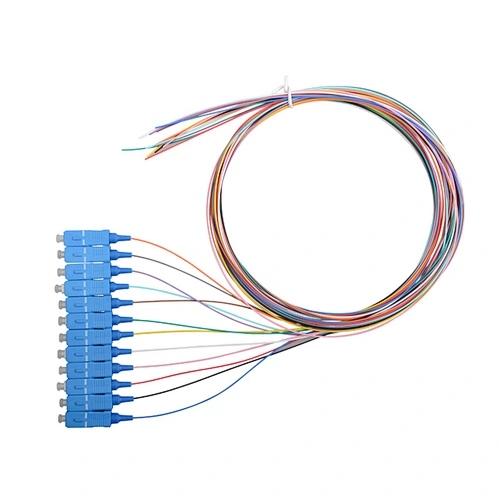 12 core bundle SC APC UPC Pigtail G657A1 A2 fiber optic patch cord customized length ftth fiber optic jumper